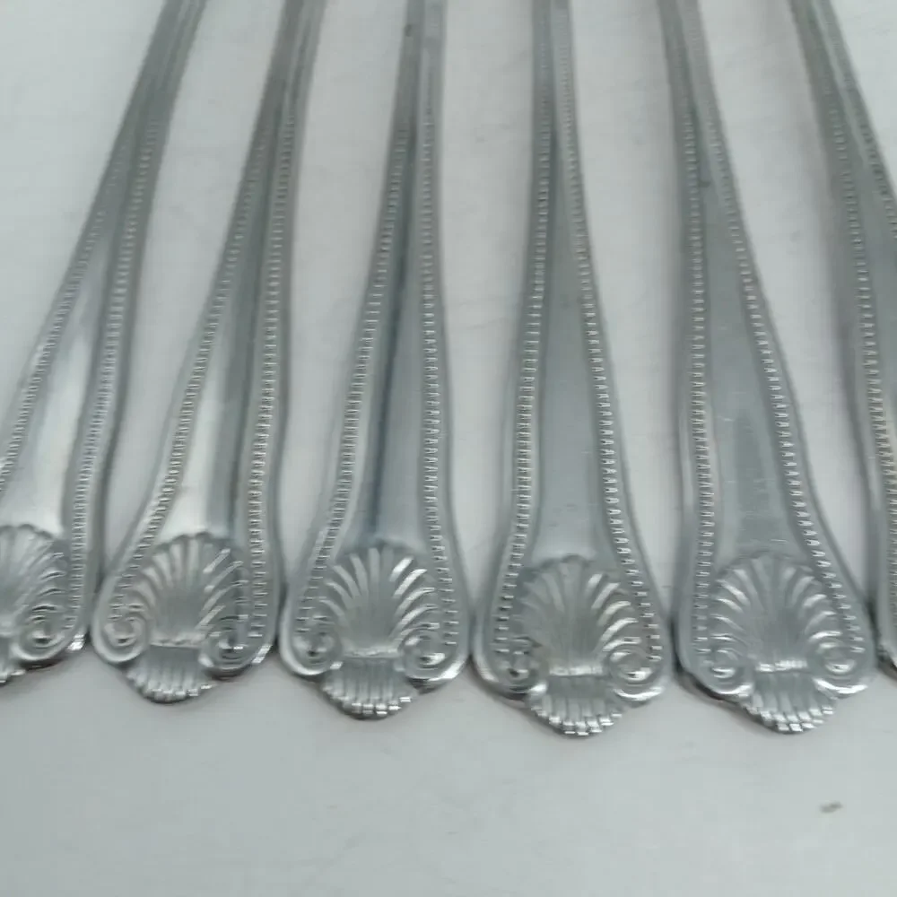 6X CF TOWLE Supreme STUART SHELL Stainless Cocktail Seafood Forks